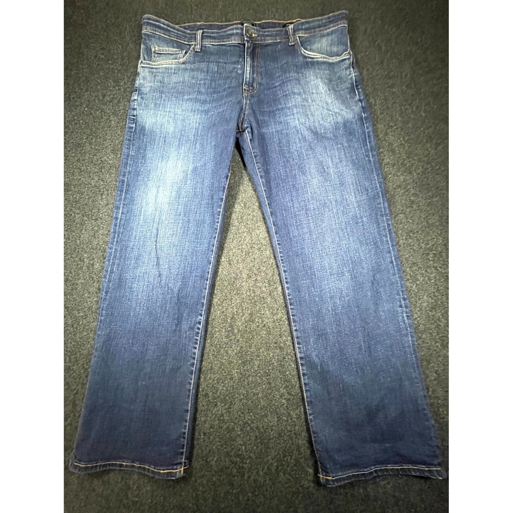 G.H. Bass & Co Straight Leg Jeans Mens 40x30 Blue Denim Cotton Medium Wash